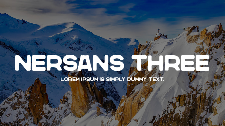 Nersans Three Font