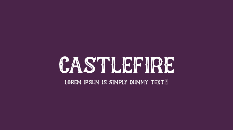 Castlefire Font