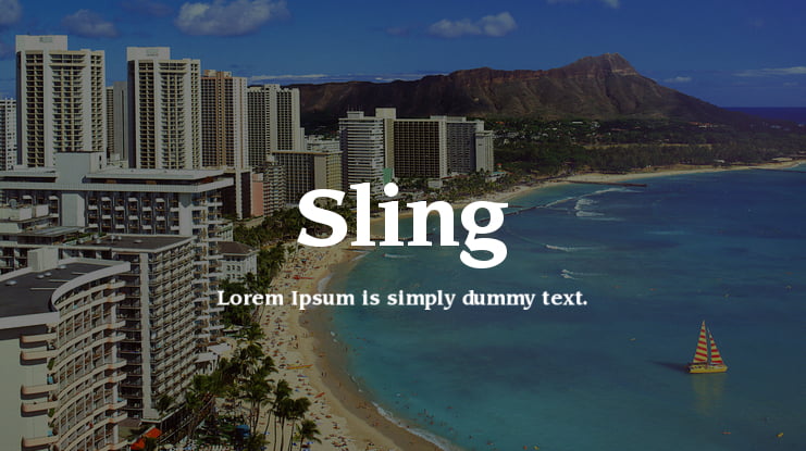 Sling Font Family