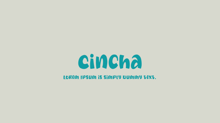 Cincha Font