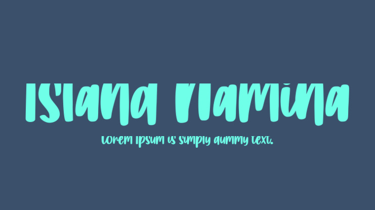 Island Namina Font