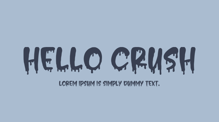 Hello Crush Font