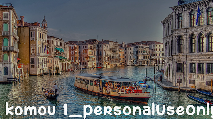 komou 1_PersonalUseOnly Font Family