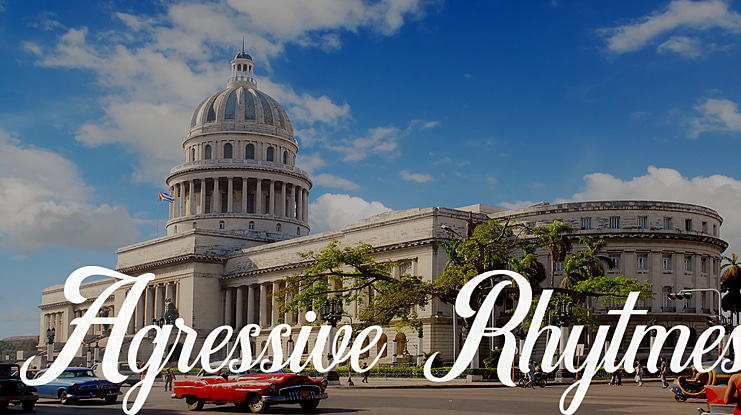 Agressive Rhytmes Font Family