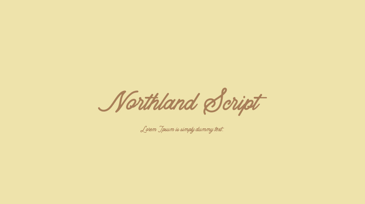 Northland Script Font