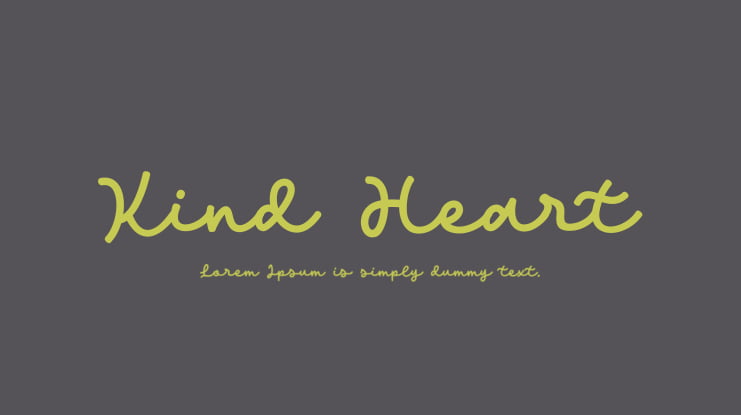 Kind Heart Font