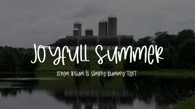 Joyfull Summer Font