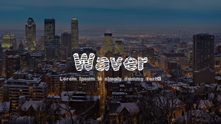 Waver Font