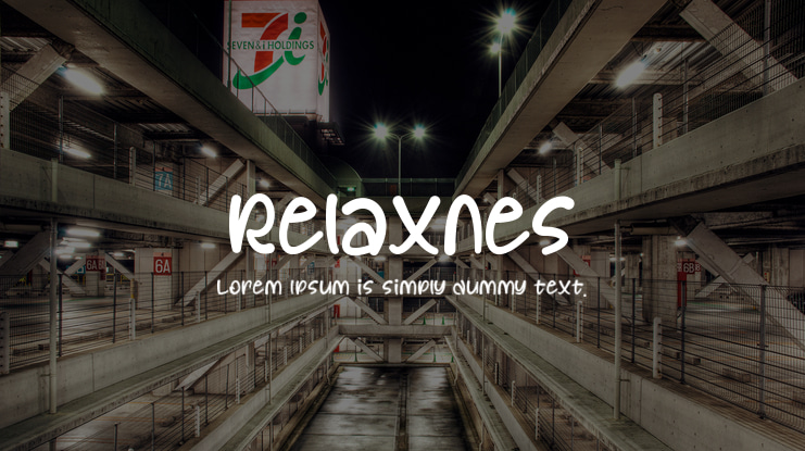 Relaxnes Font