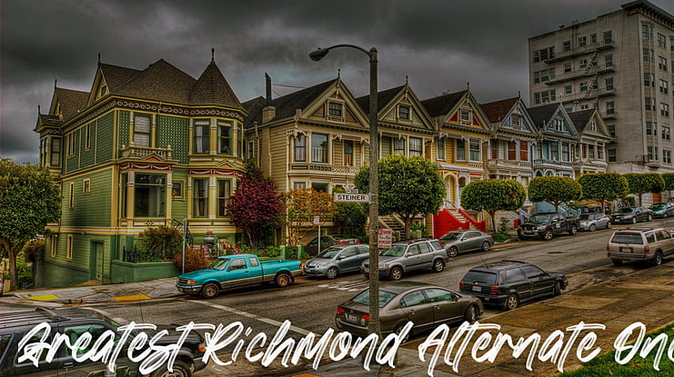 Greatest Richmond Alternate One Font Family