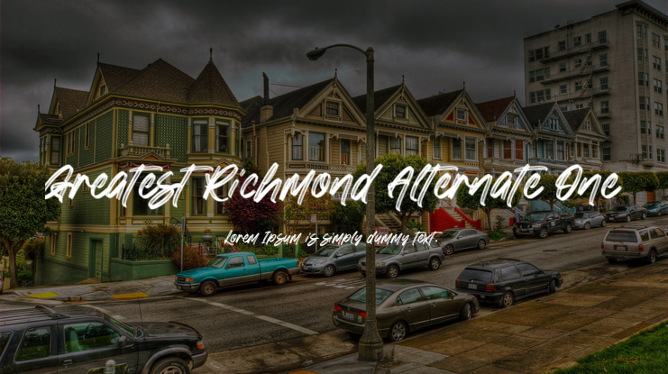 Greatest Richmond Alternate One Font Family