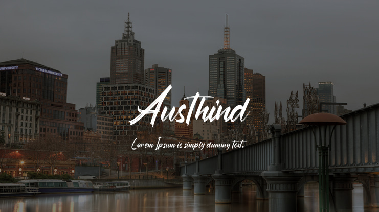 Austhind Font
