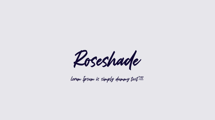 Roseshade Font