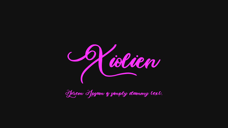 Xiolien Font