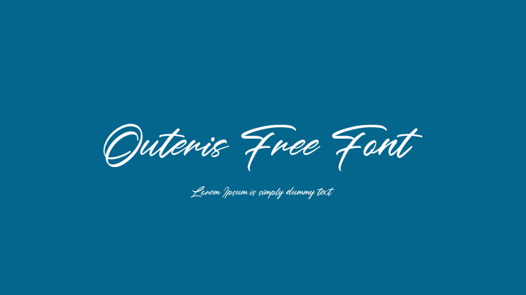 Outeris Free Font
