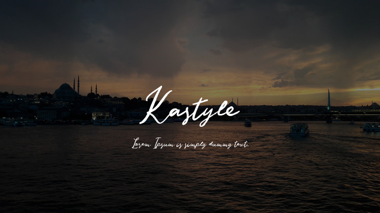 Kastyle Font