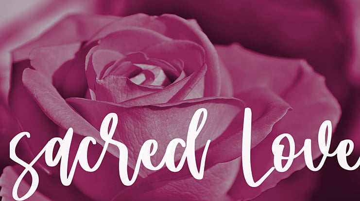 sacred Love Font