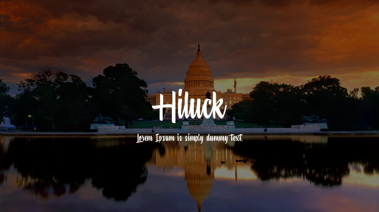 Hiluck Font Family