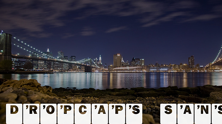 Drop Caps Font Family