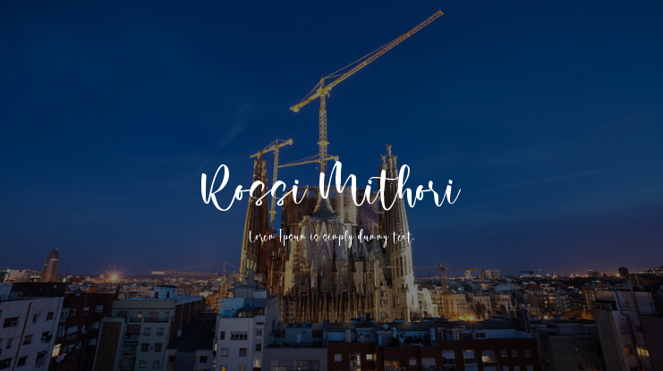 Rossi Mithori Font