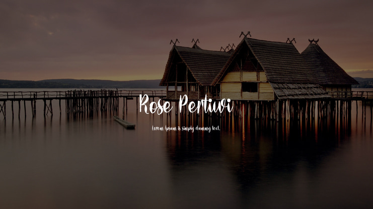 Rose Pertiwi Font Family