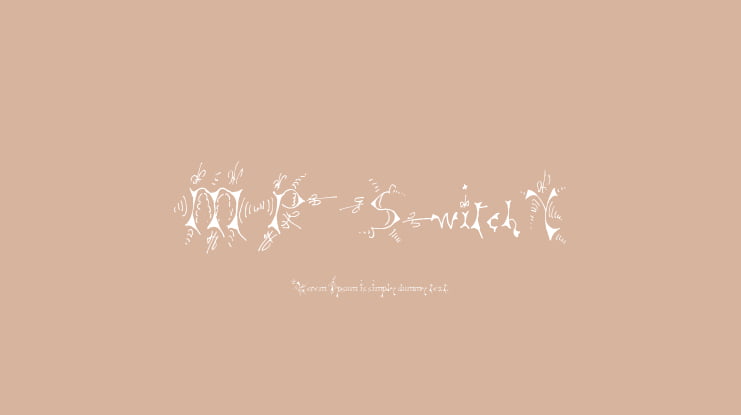 MP SwitchY Font