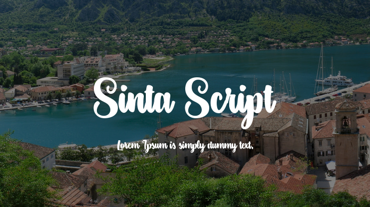 Sinta Script Font