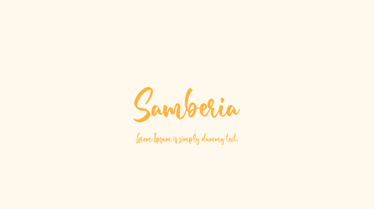 Samberia Font