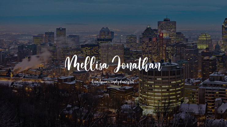 Mellisa Jonathan Font