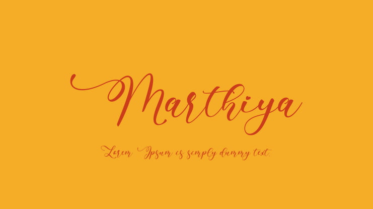 Marthiya Font