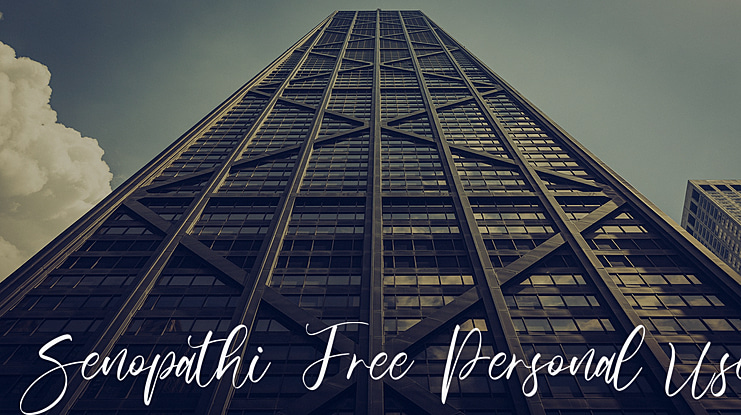 Senopathi Free Personal Use Font