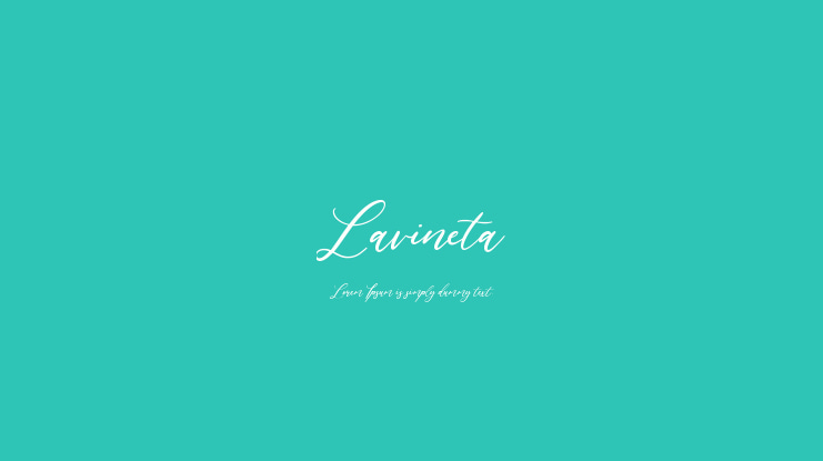 Lavineta Font