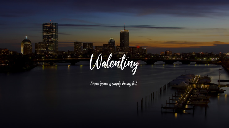 Walentiny Font