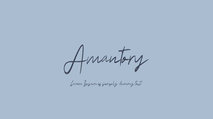 Amantory Font
