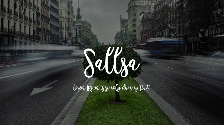 Sallsa Font