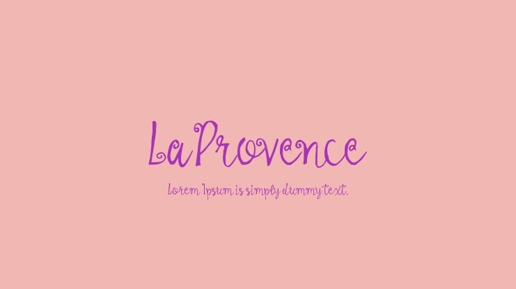 LaProvence Font