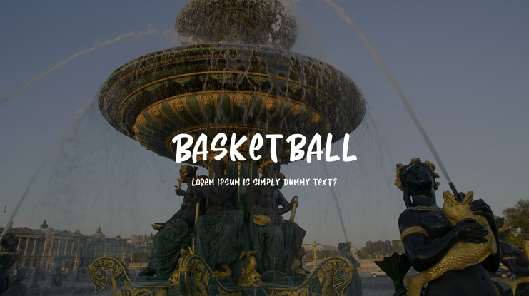 Basketball Font