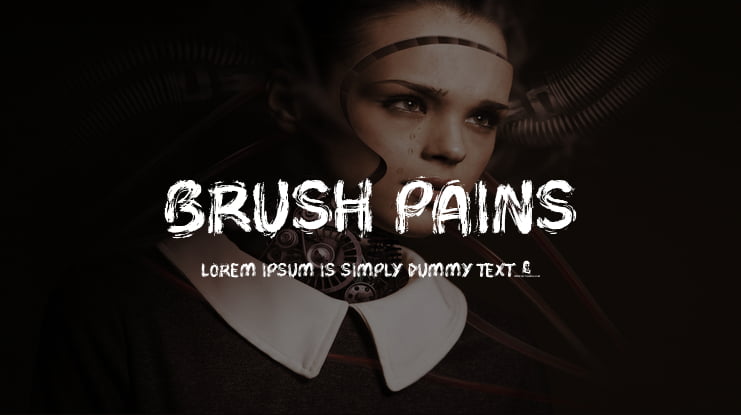 Brush Pains Font