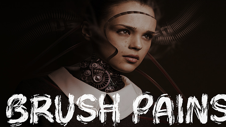 Brush Pains Font
