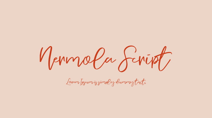 Nermola Script Font