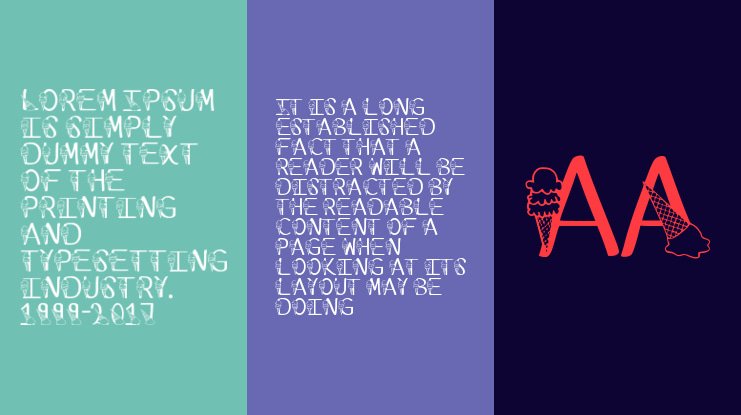 Ks Ice Cream Party Font