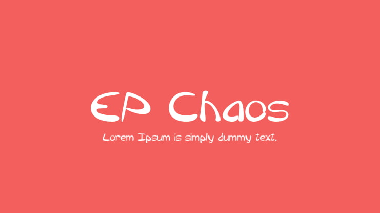 EP Chaos Font