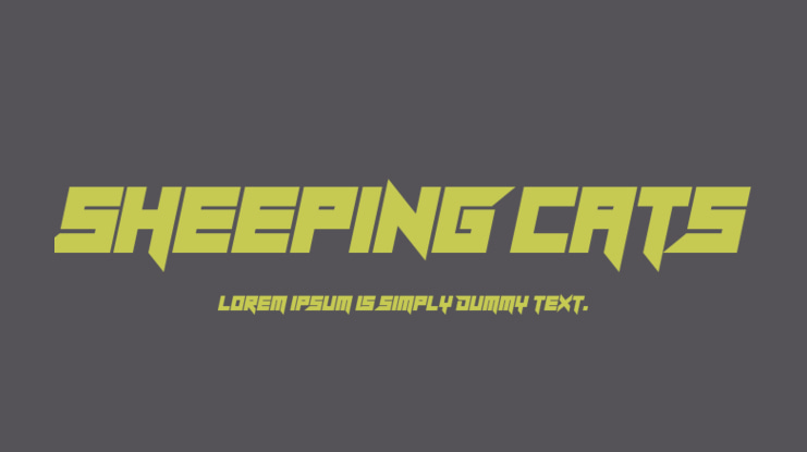 Sheeping Cats Font Family
