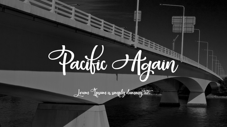 Pacific Again Font