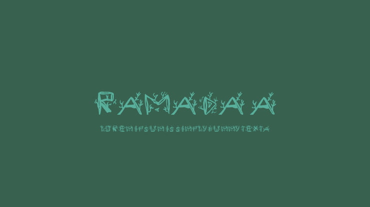 Ramada 1 Font