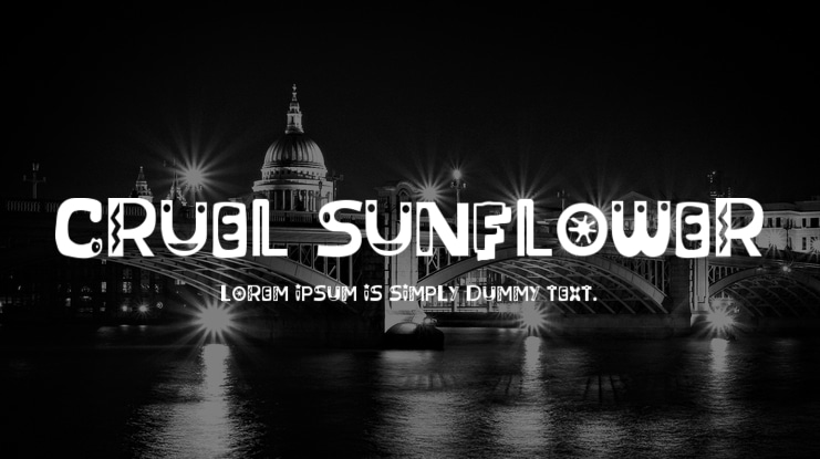 Cruel Sunflower Font