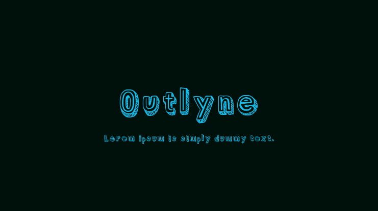 Outlyne Font