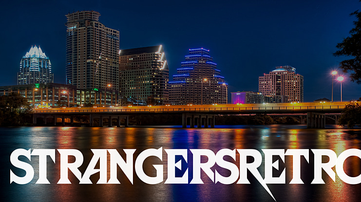 StrangersRetro Font