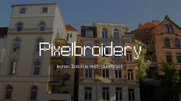 Pixelbroidery Font