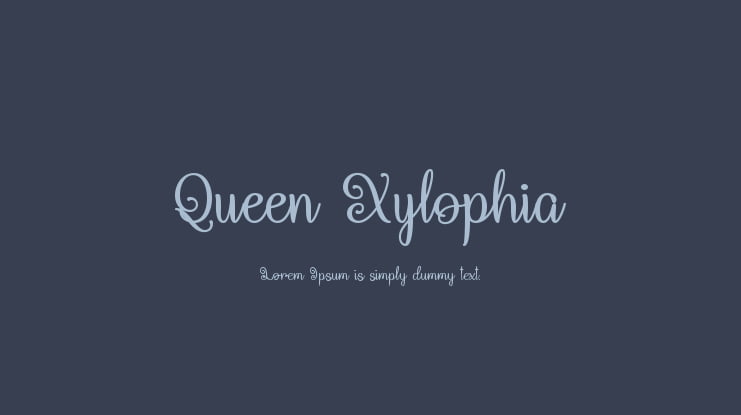 Queen Xylophia Font